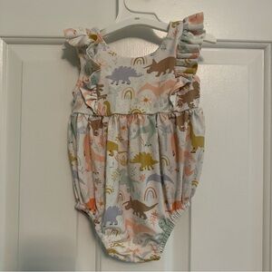 NWOT Dinosaur Print Kids Romper